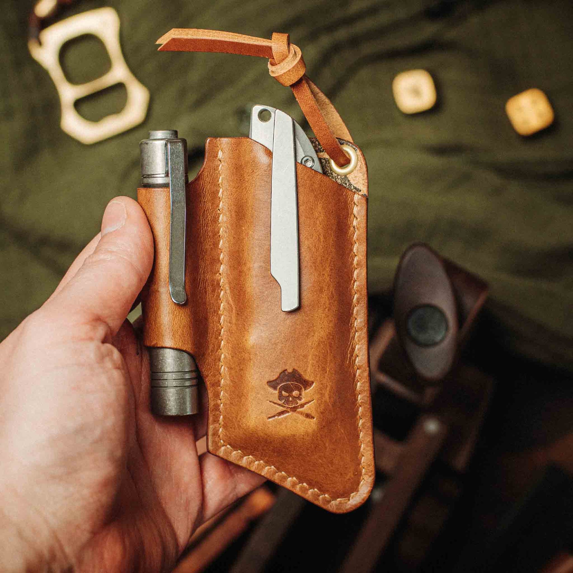 Pirate Goods Sailor v3 – Leather EDC Knife Sleeve Pirate Goods