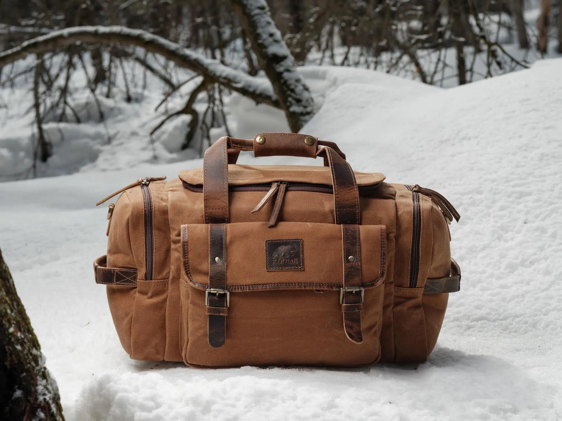 25L Wasatch Duffel Kodiak Leather