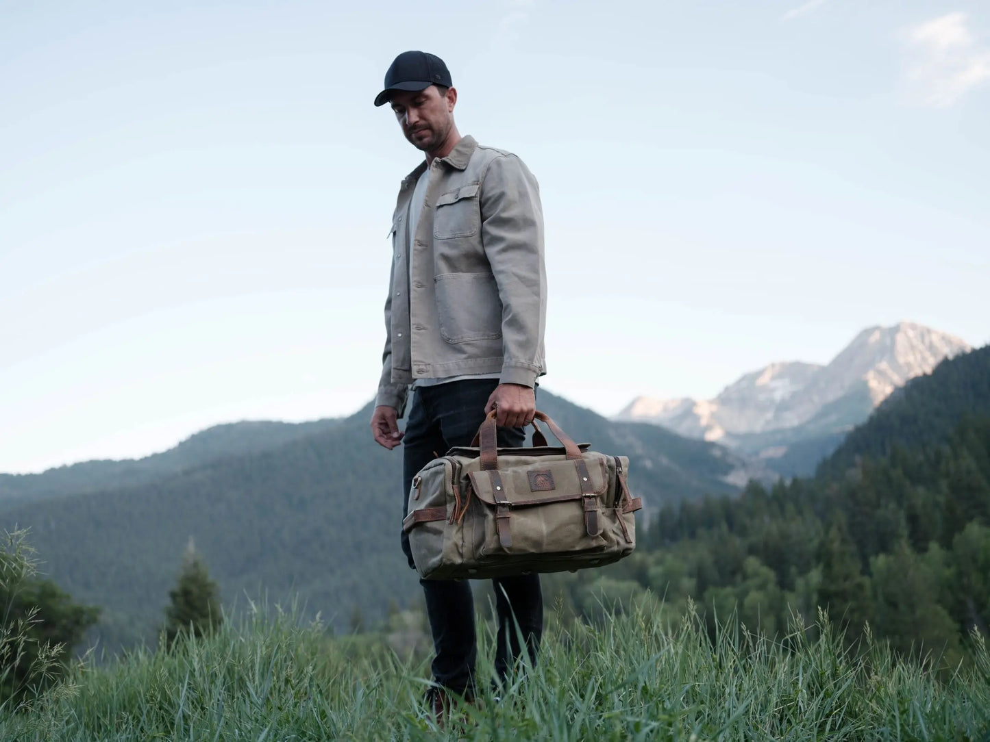 25L Wasatch Duffel Kodiak Leather