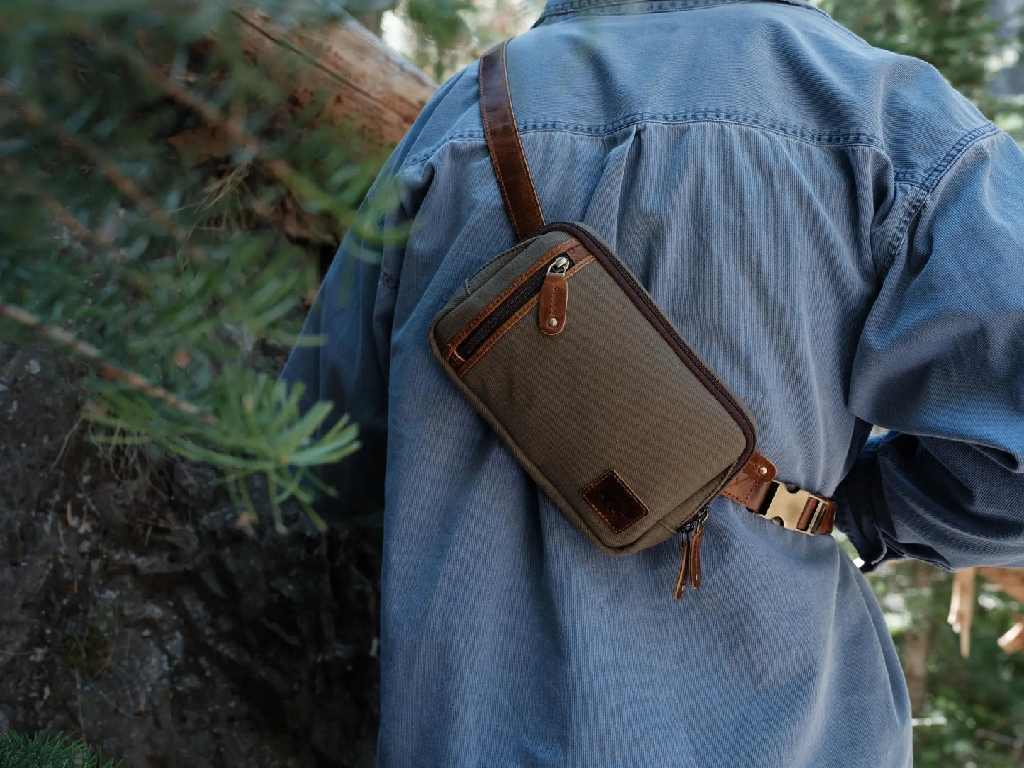 Cedar Sling Kodiak Leather