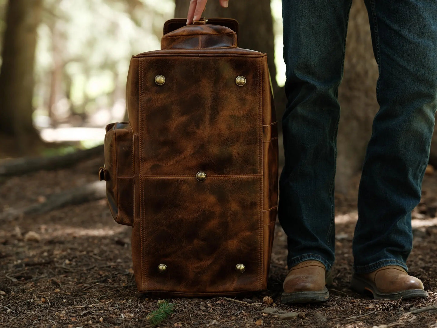 60L Weekender Duffel Kodiak Leather