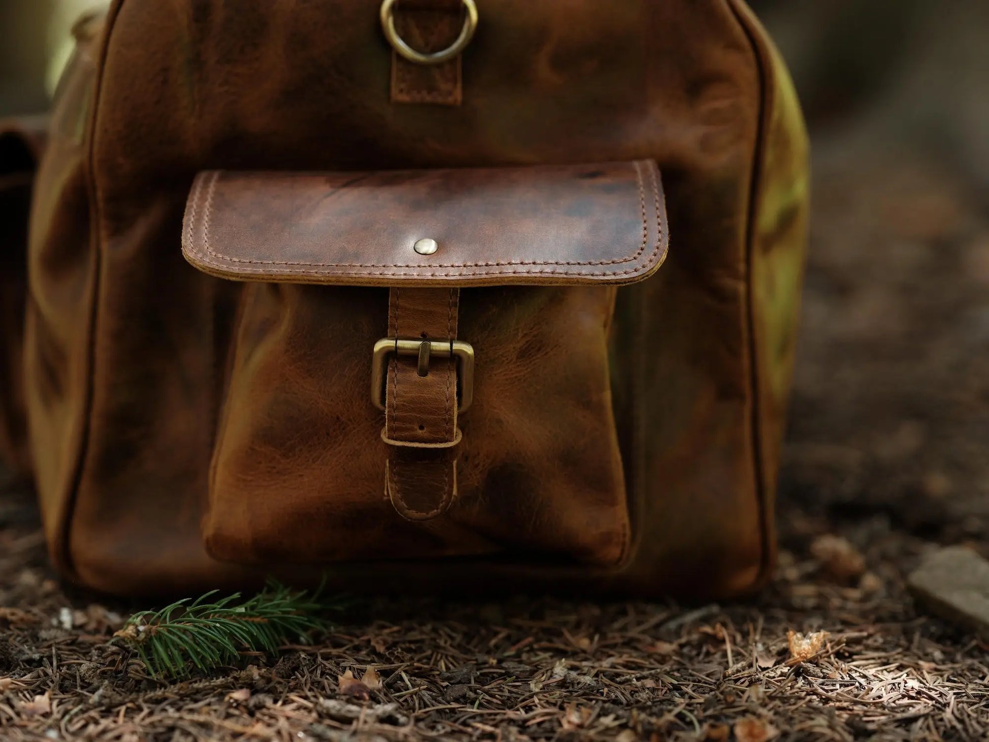 60L Weekender Duffel Kodiak Leather