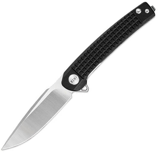 Dreamtech Black G10 Square Pattern Folding Knife