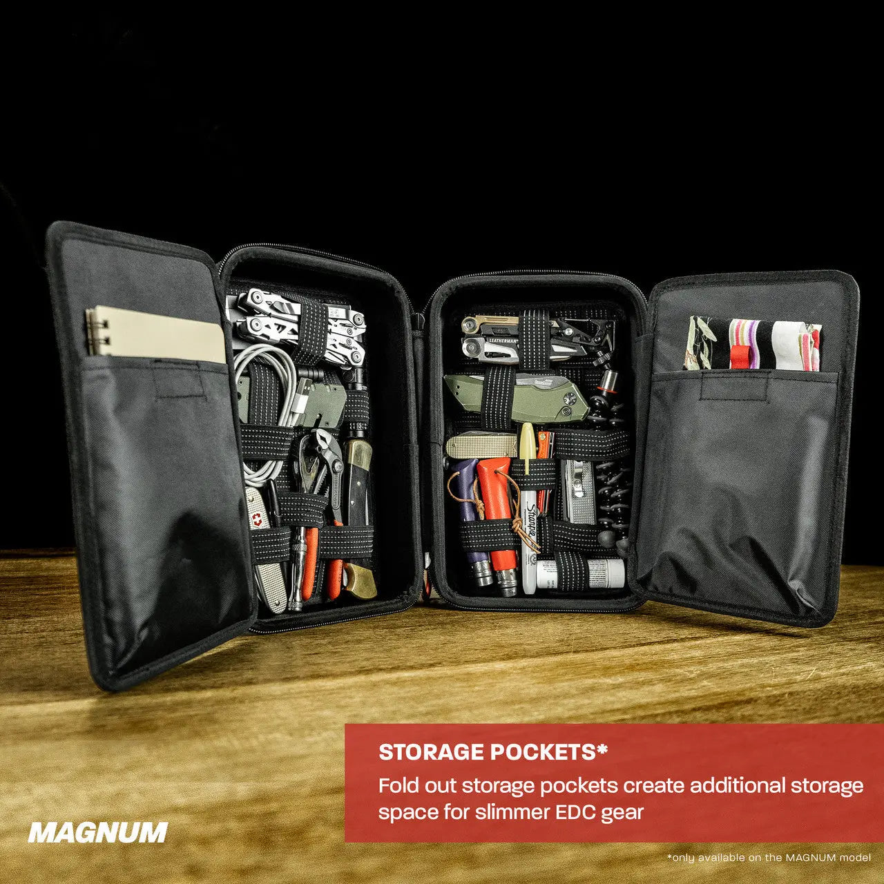 edc aufbewahrung EDC Storage Case & Dump Tray - EDC Pouch - EDC Pocket Organizer - Clip & Carry