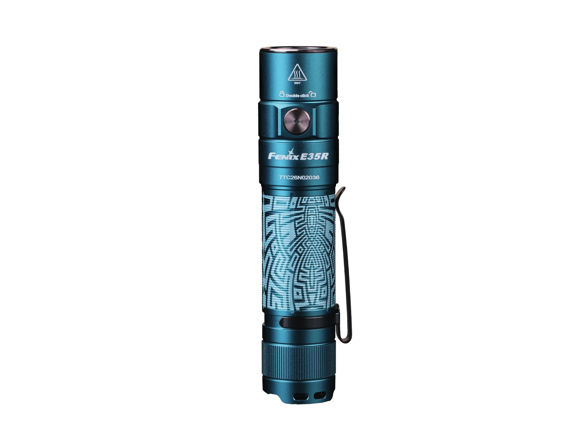 Fenix E35R High-Performance Rechargeable LED Flashlight, Glacier Blue
