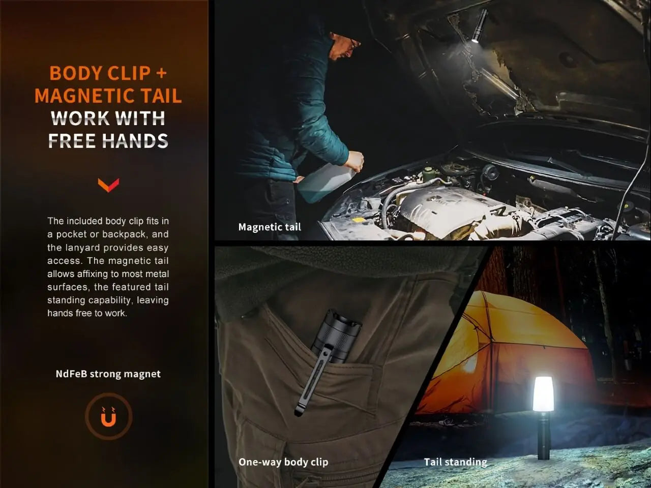 Fenix E35R High-Performance Rechargeable LED Flashlight Fenix Store