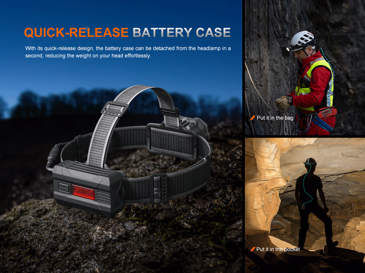 Fenix HP35R Search and Rescue Headlamp Fenix Store