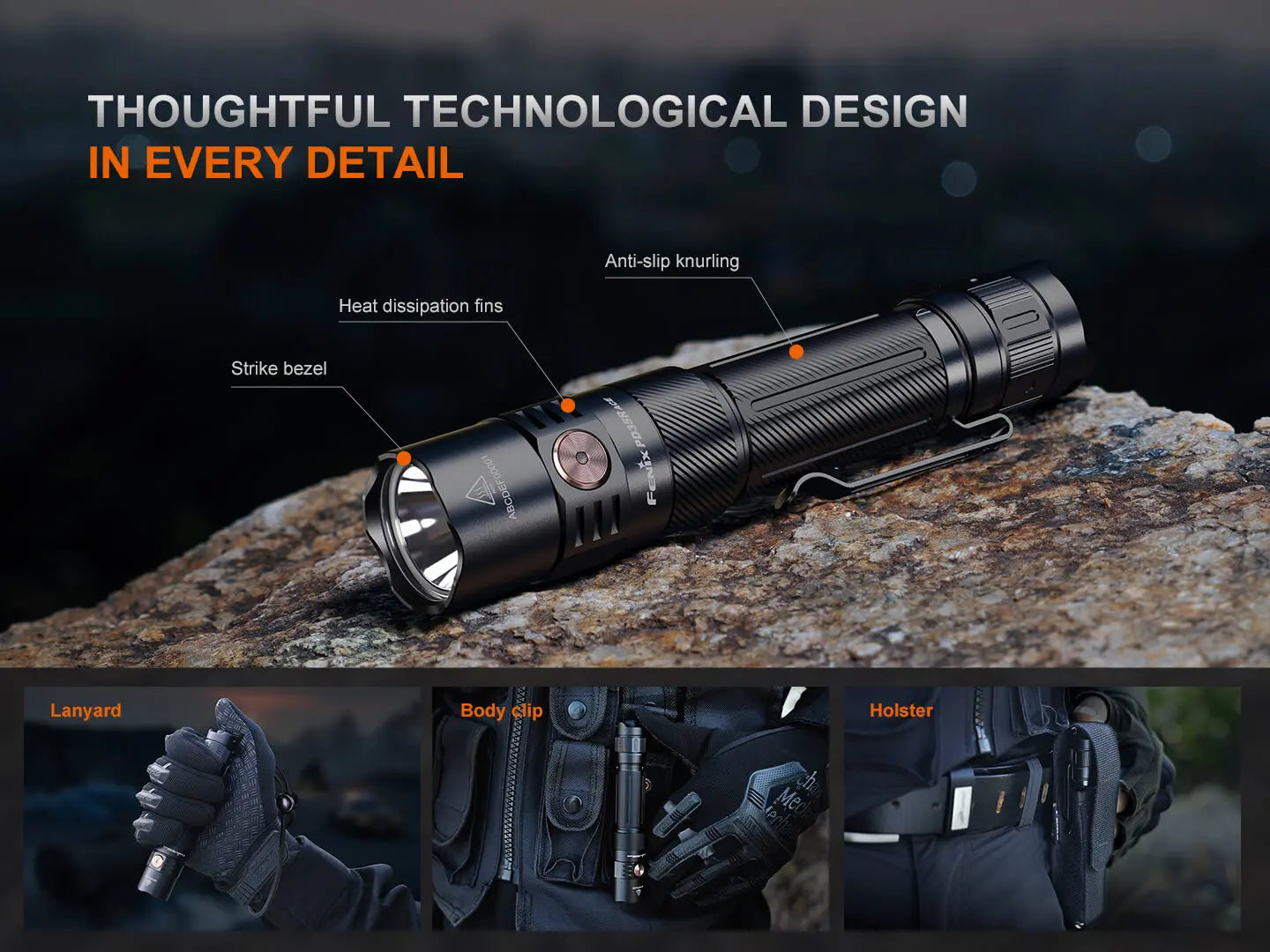 Fenix PD35R ACE Multi-mode Tactical Flashlight Fenix Store