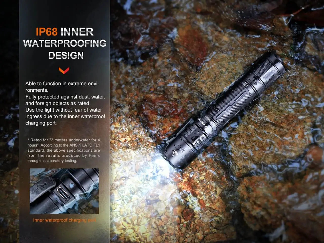 Fenix PD35R Compact Rechargeable Tactical Flashlight Fenix Store