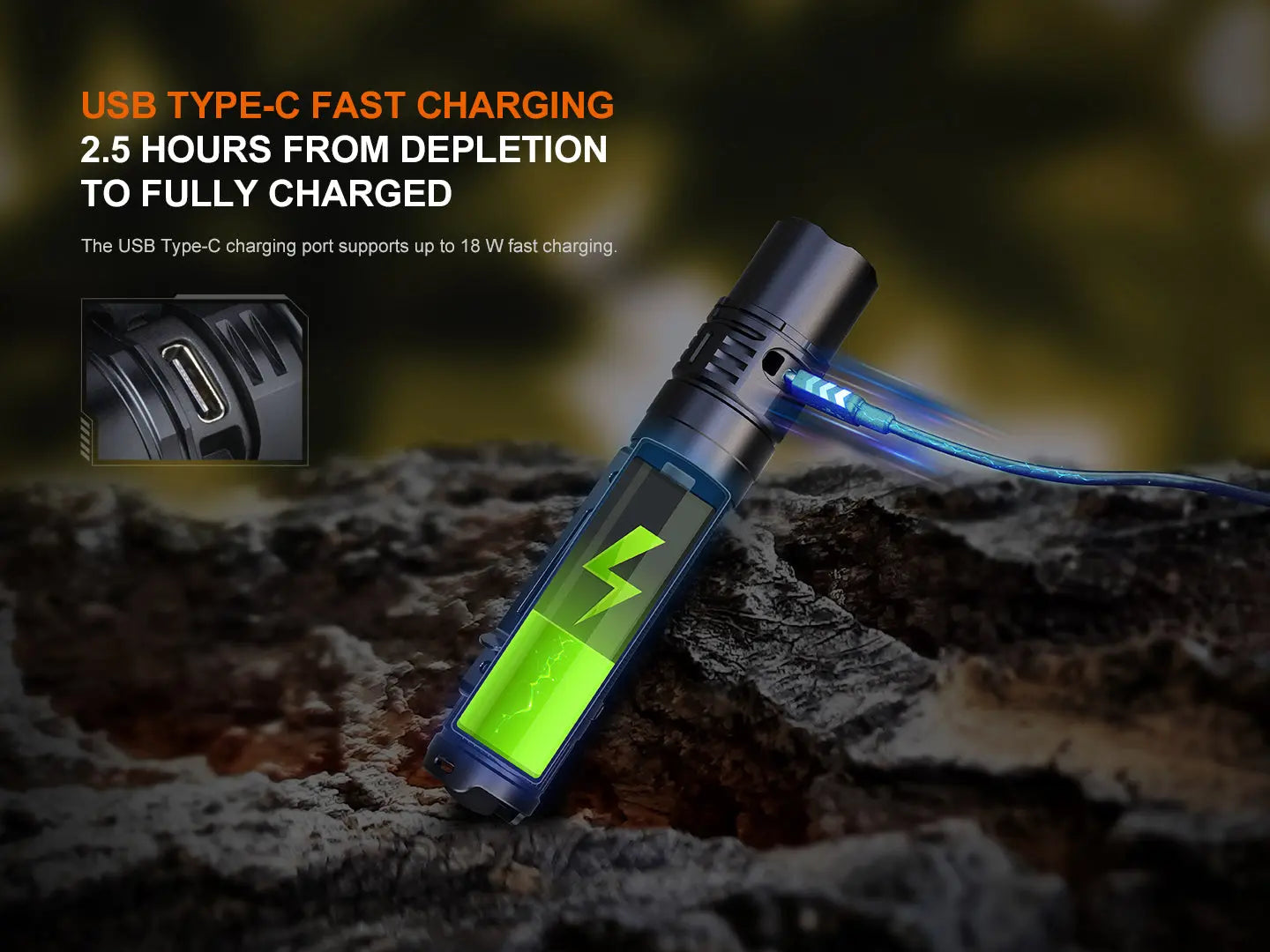 Fenix PD36R V2 Compact Rechargeable Tactical Flashlight - 1700 Lumens Fenix Store