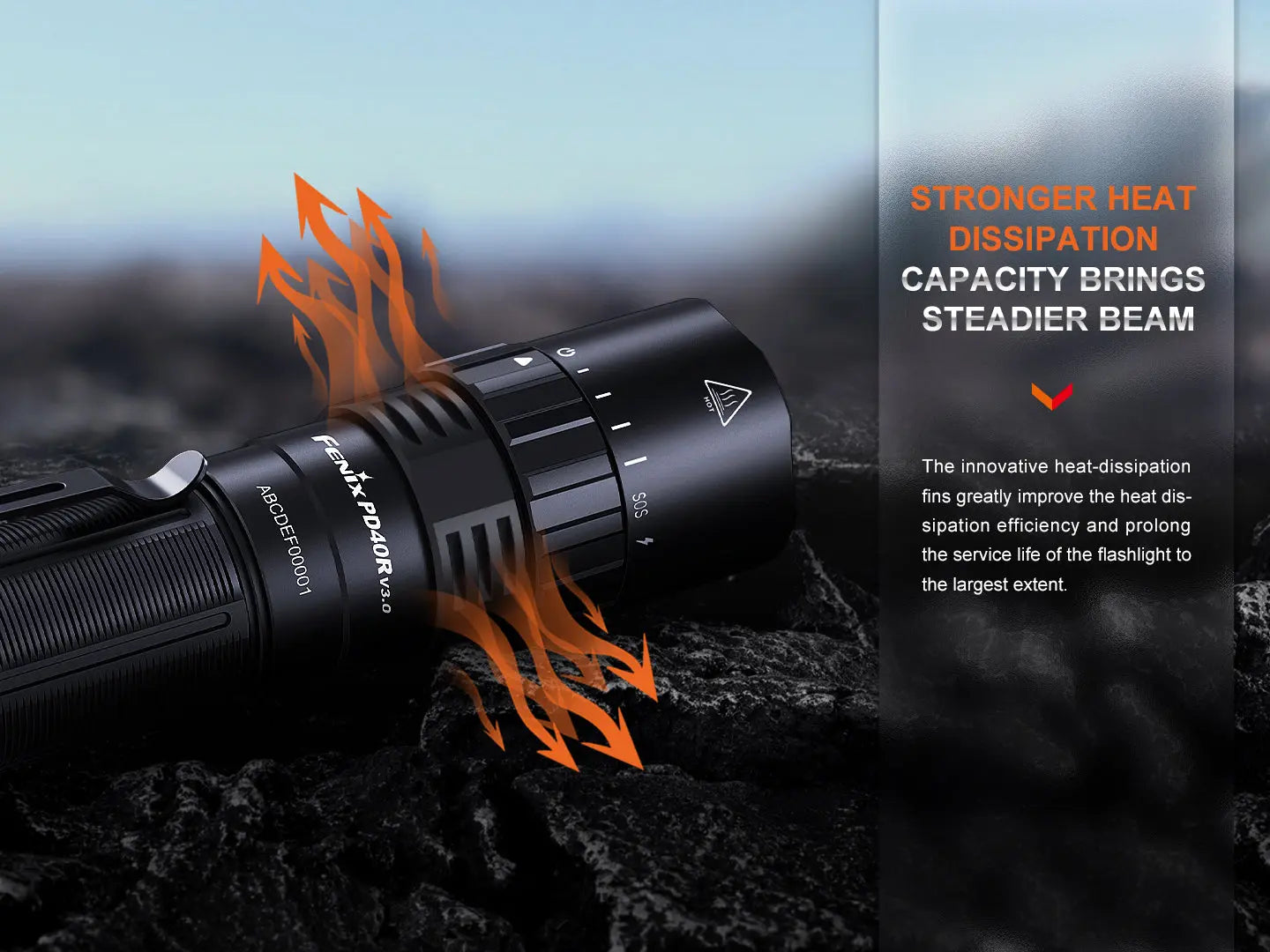 Fenix PD40R V3 Rechargeable Flashlight Fenix Store
