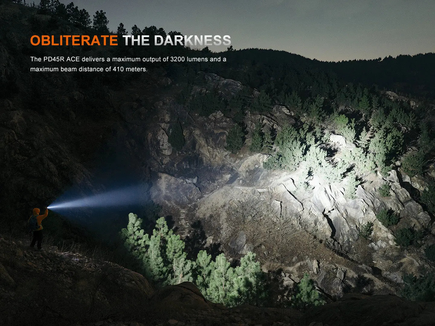 Fenix PD45R ACE Multi-Mode Tactical Flashlight Fenix Store
