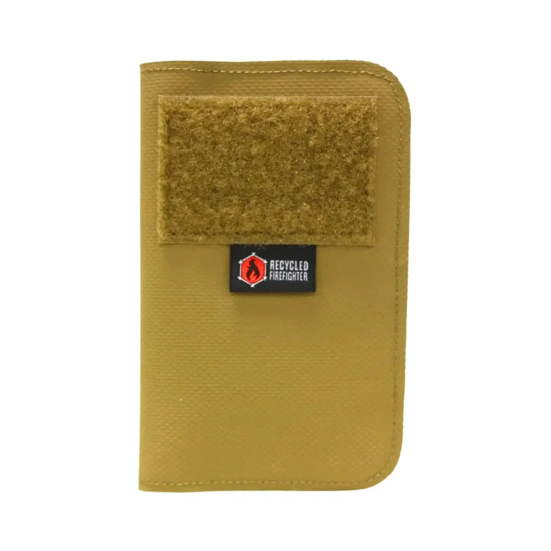 Recycled Firefighter Field Notes Wallet