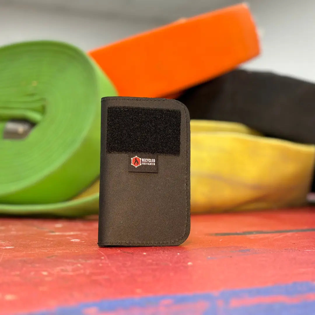 Recycled Firefighter Field Notes Wallet