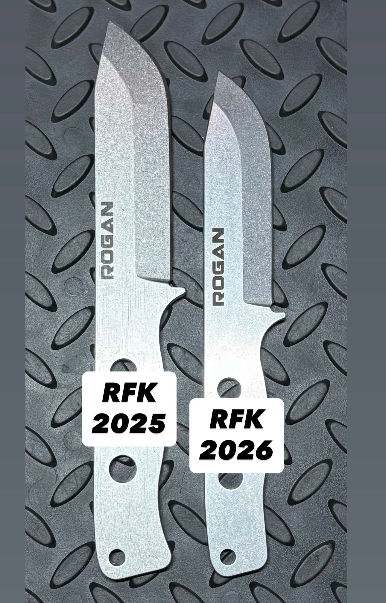 ROGAN Field Knife (RFK-PRO) Comes with sheath and belt clip.