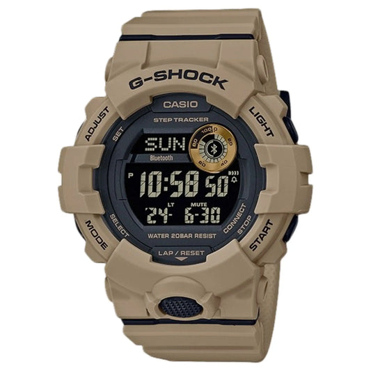 Casio G-Shock Digital Tan Watch GBD800UC-5 Clip & Carry