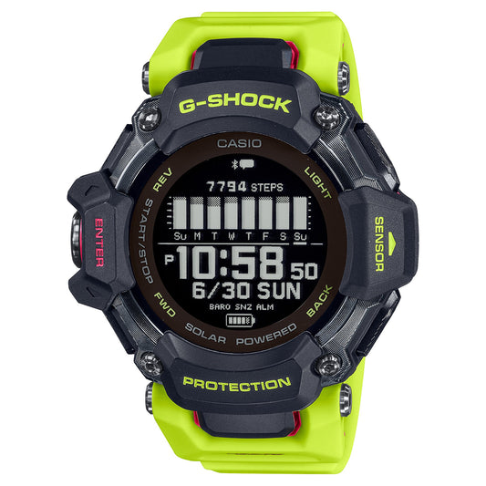 Casio G-Shock G-SQUAD Move Neon Yellow GPS Bluetooth GBDH2000-1A9 Watch