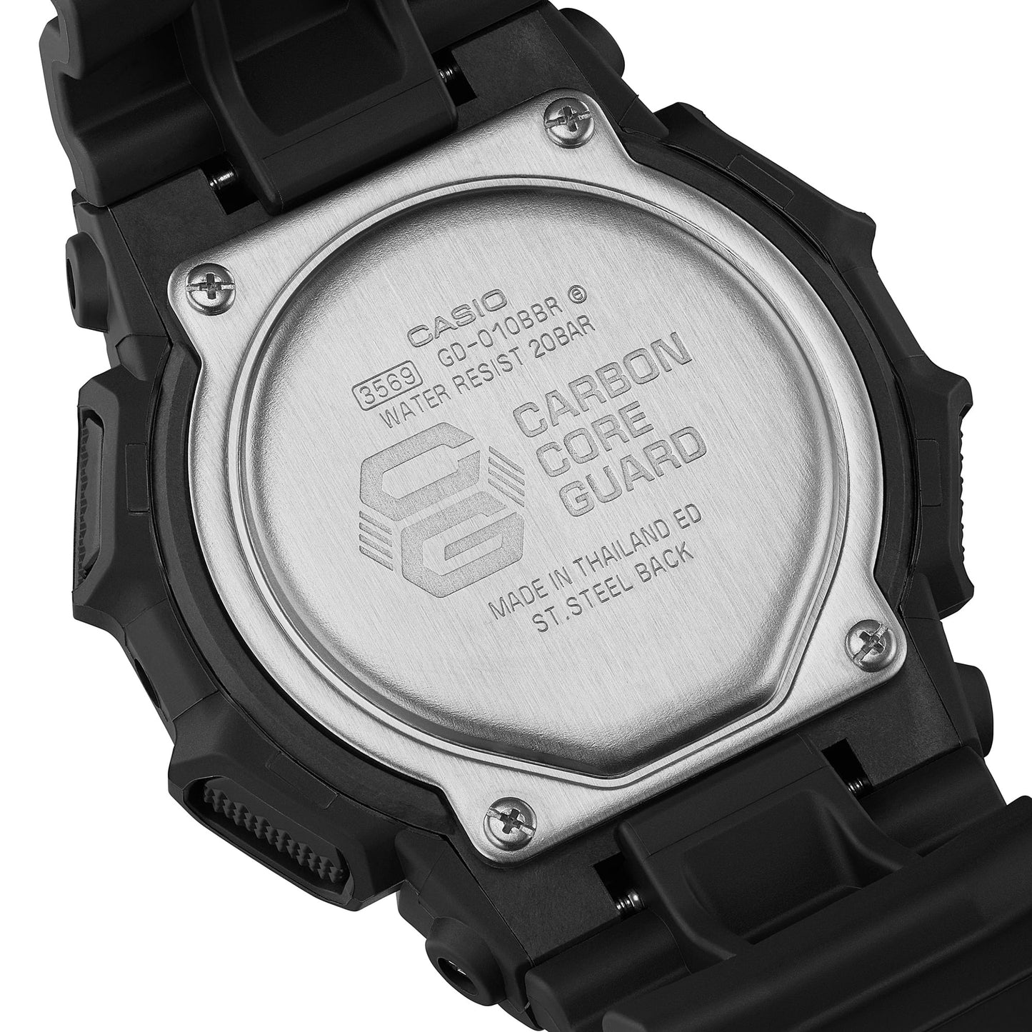 Casio G-Shock Red Display Watch GD-010BBR-1