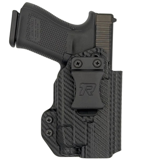 IWB Holster fits: Glock 17 19 19X 26 31 32 33 34 45 47 49 TLR7A/TLR7X Rounded by Concealment Express
