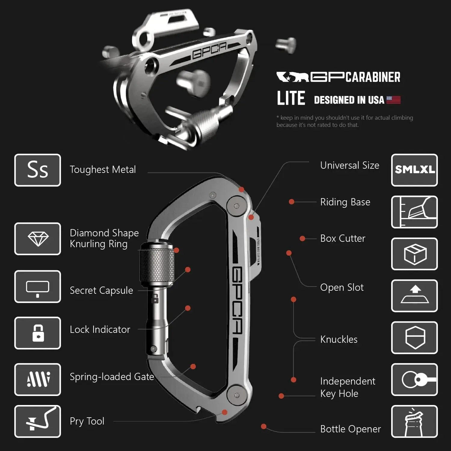 GPCA Carabiner LITE GPCA