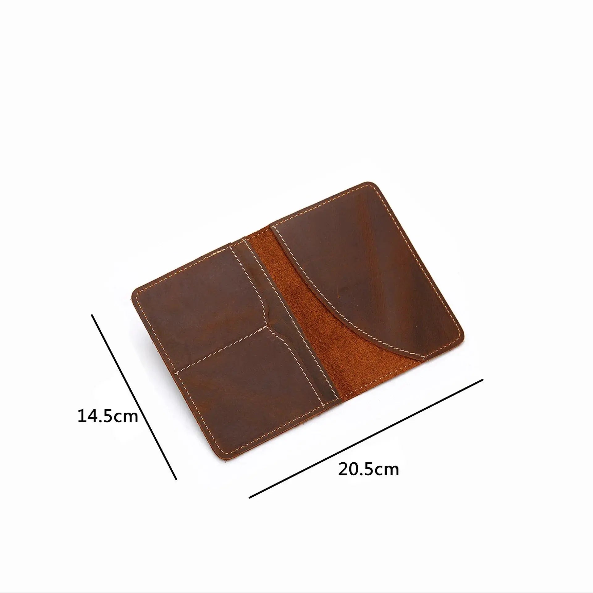 Priam Handmade Leather Passport Cover STEEL HORSE LEATHER