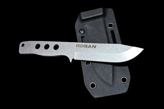 ROGAN Field Knife (RFK-PRO) Comes with sheath and belt clip. ROGAN USA