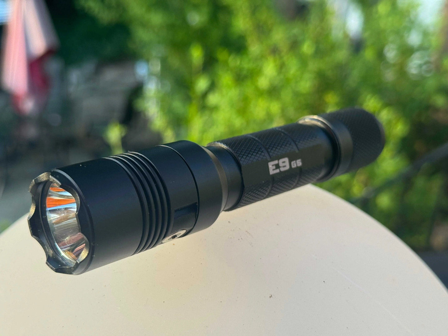 E9 GEN5 Long Throw- 3,000 Lumen  388 Meter  Tactical EDC Flashlight