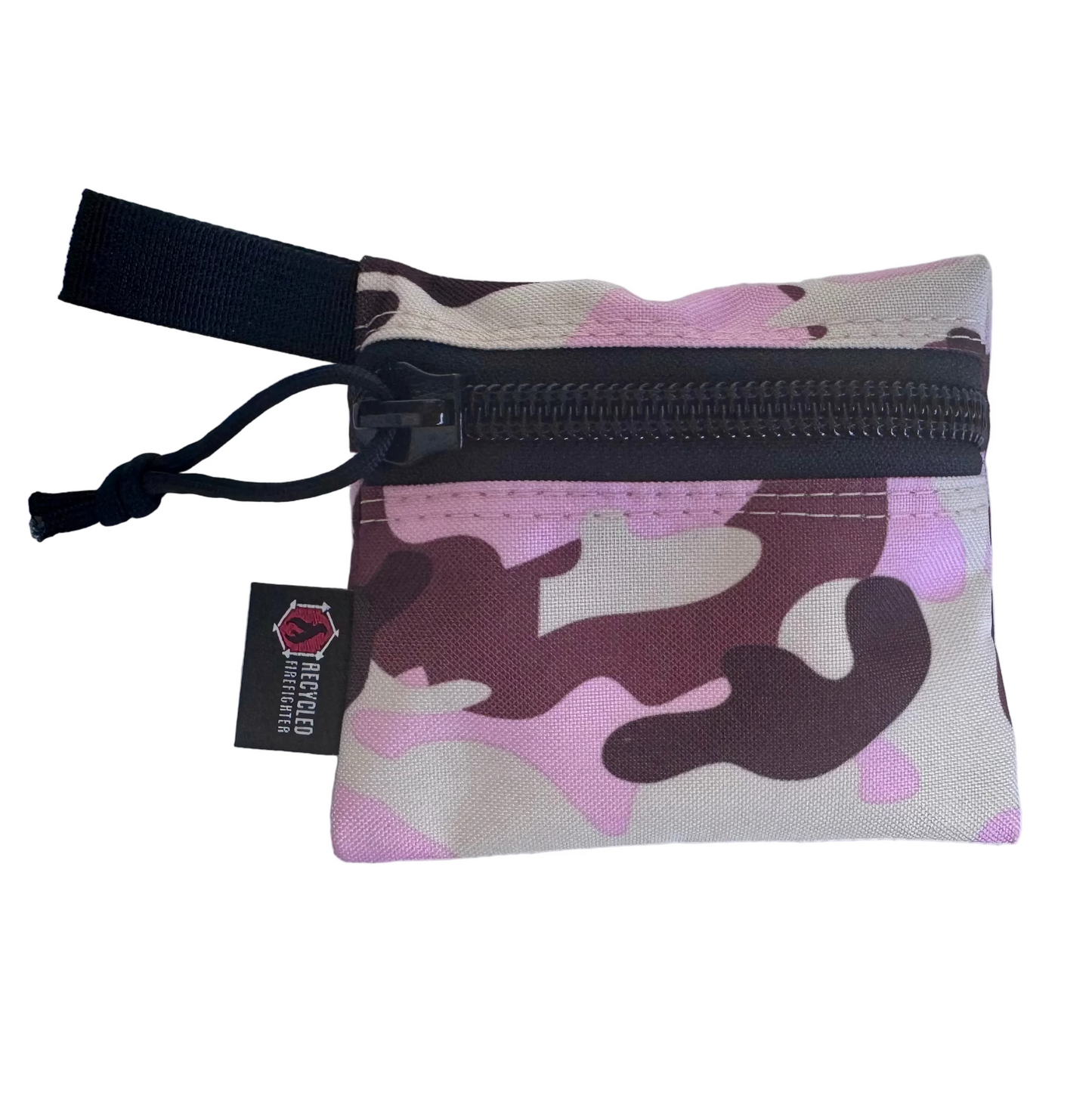 Recycled Firefighter Truckie Zippered Gear Pouch - Small