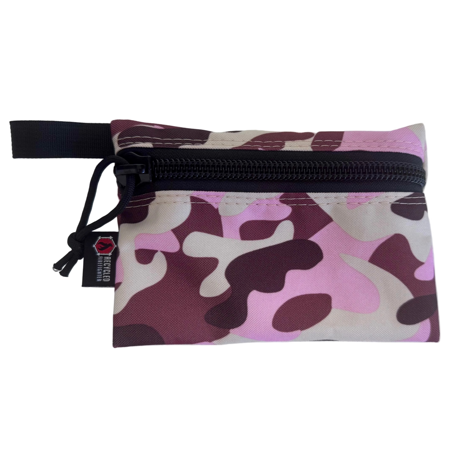Recycled Firefighter Truckie Zippered Gear Pouch - Medium