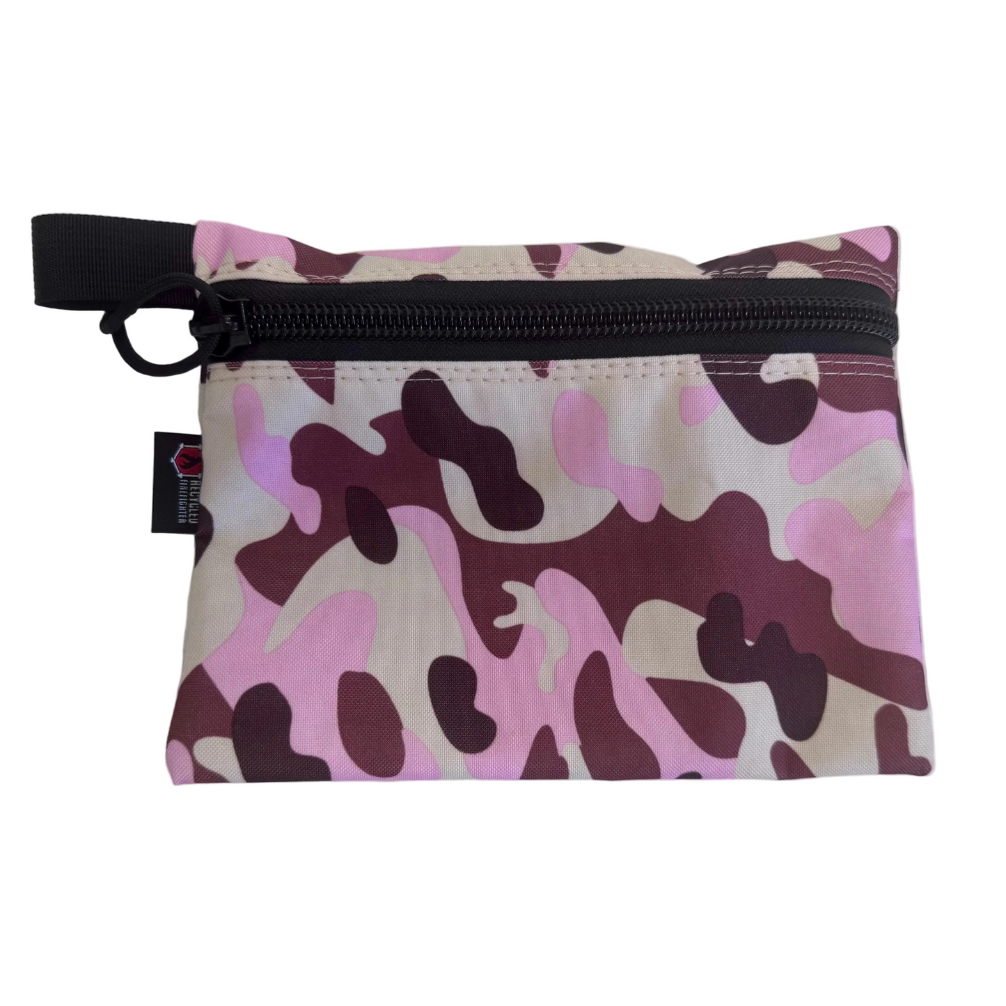 Recycled Firefighter Truckie Zippered Gear Pouch - Large