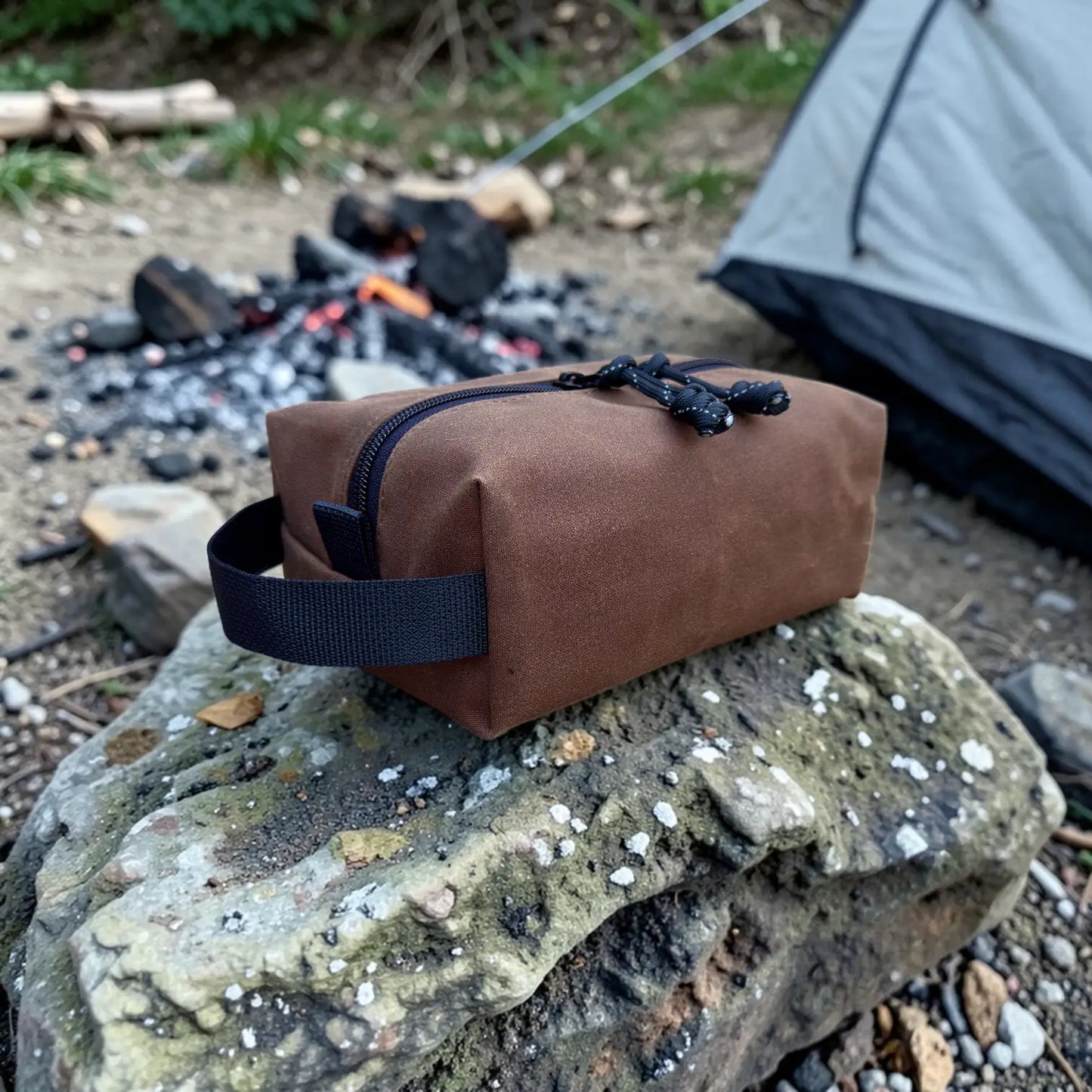 Rugged Waxed Canvas Pouch – Heritage Series EDC Organizer for Travel, Tools, Camping & Survival