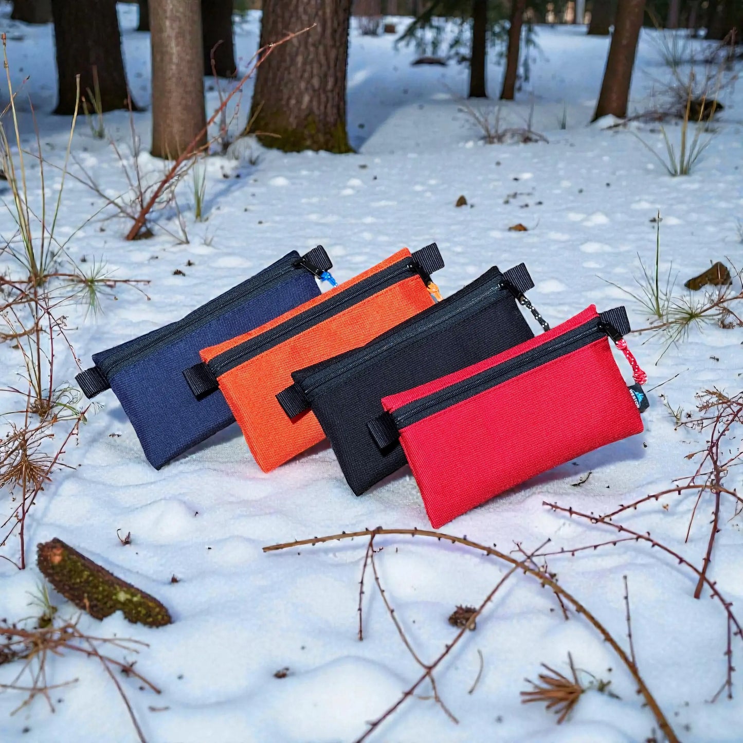 Cordura® Timberline Series Compact Zip Pouches – Built for Hiking, Camping, EDC