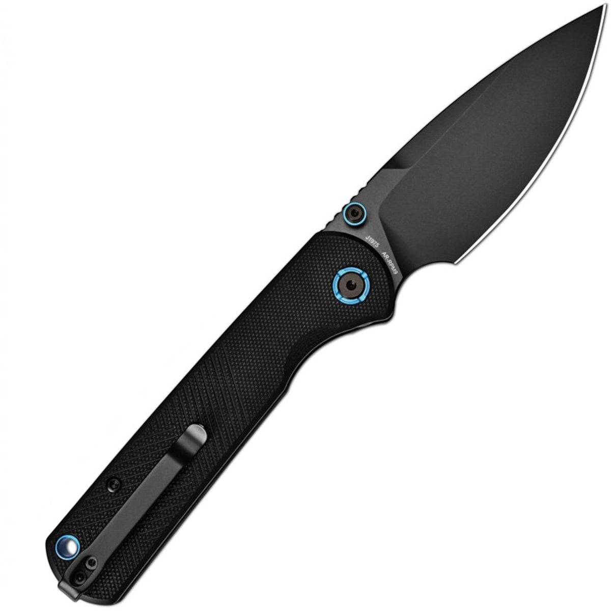 CJRB Latitude Black G10 Top Linerlock Folding Knife