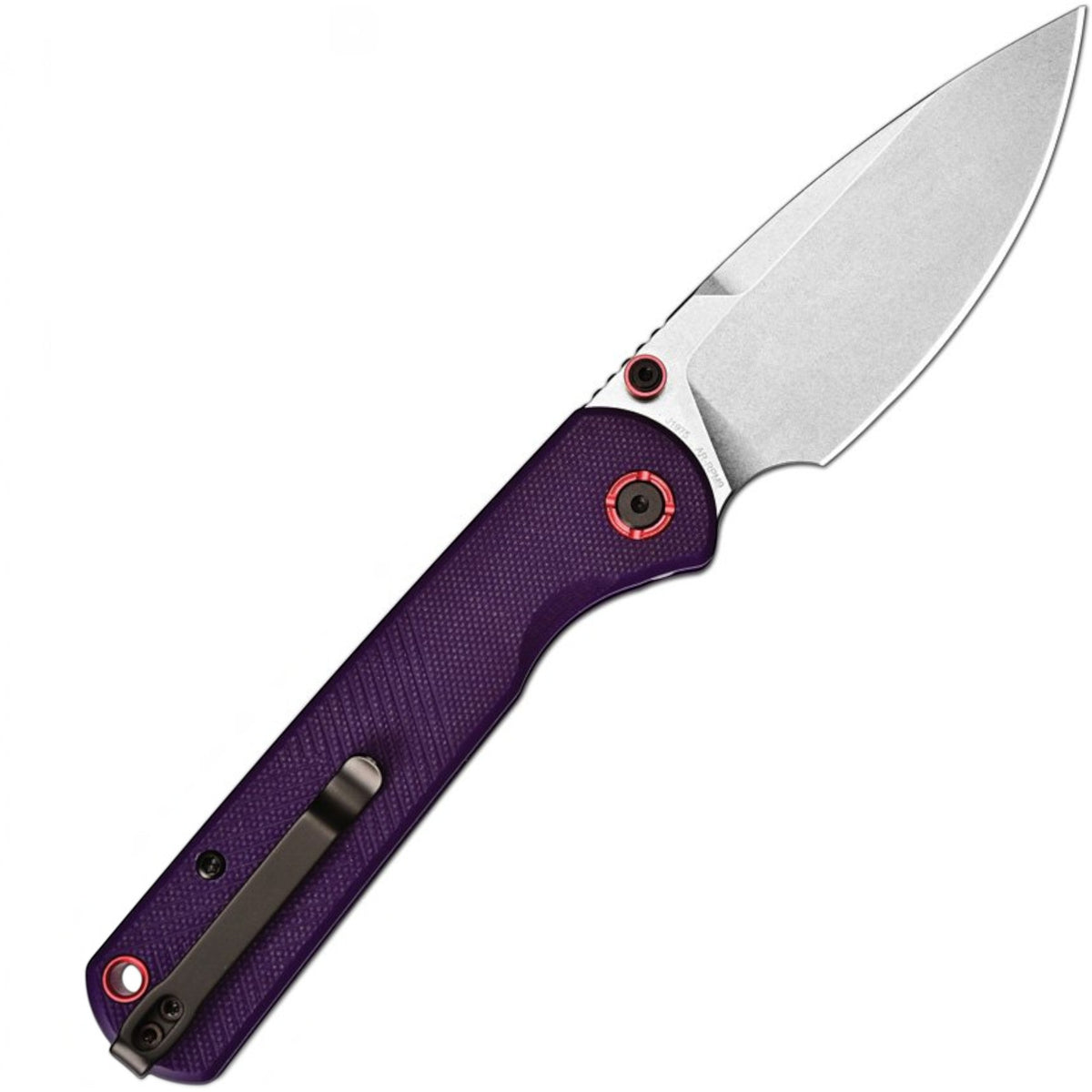 CJRB Latitude Purple G10 Top Linerlock Folding Knife