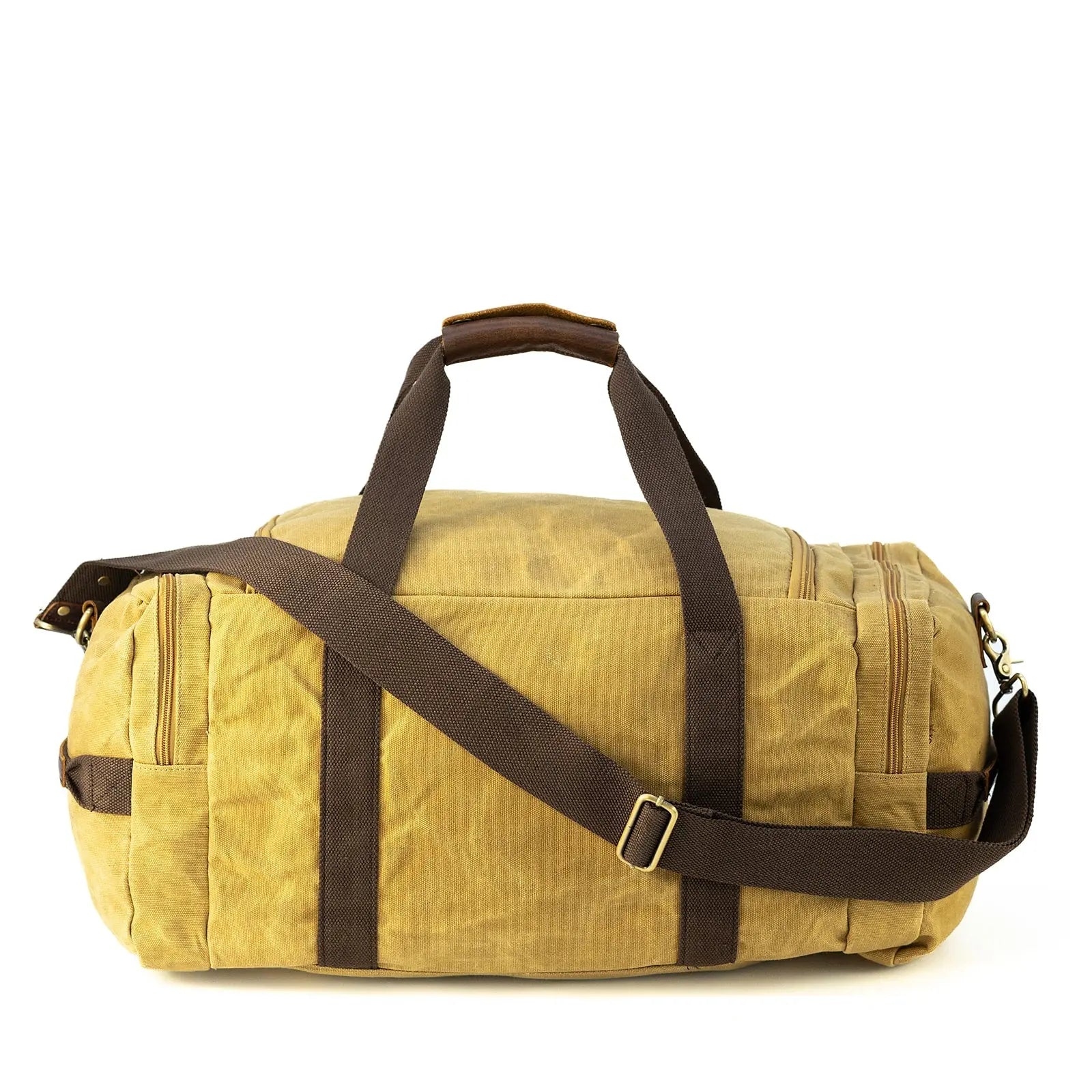 25L Denali Canvas Duffel Kodiak Leather