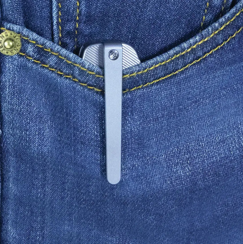 Kubey Supercell Blue Titanium Folding Knife Kubey