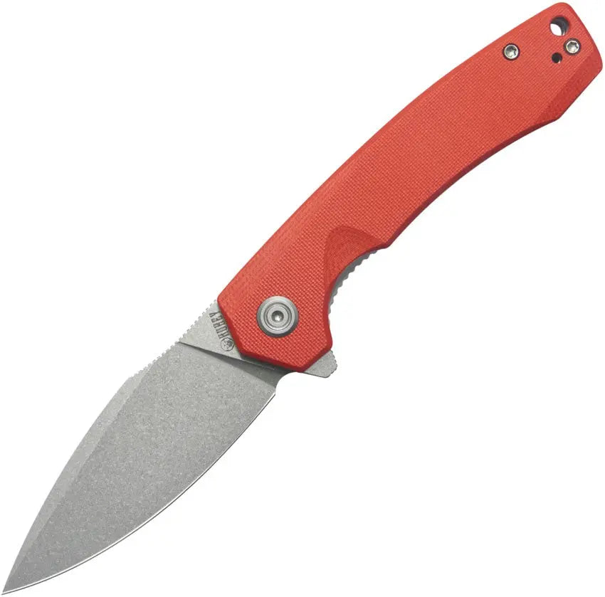 Kubey Calyce Linerlock Red G10 Folding Knife Kubey