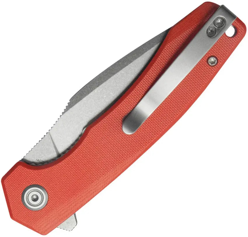 Kubey Calyce Linerlock Red G10 Folding Knife Kubey