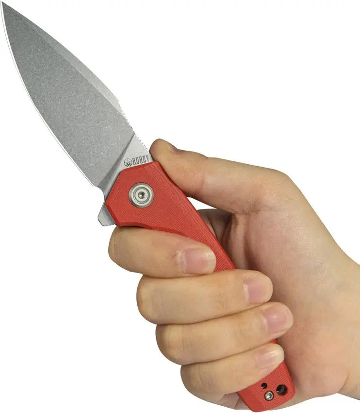 Kubey Calyce Linerlock Red G10 Folding Knife Kubey