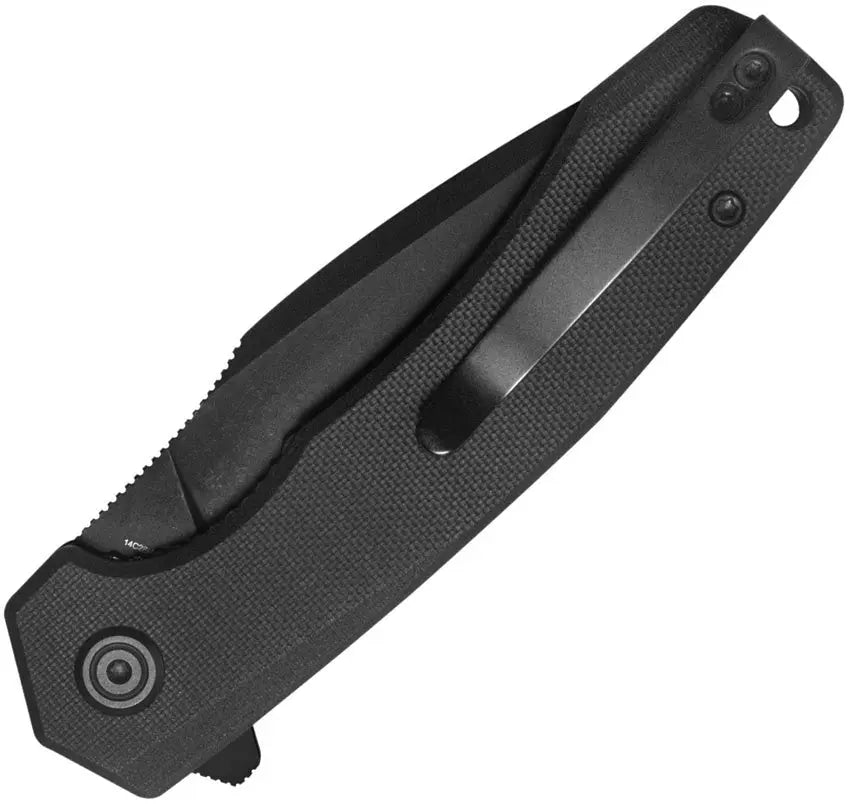 Kubey Calyce Linerlock Black G10 Folding Knife Kubey
