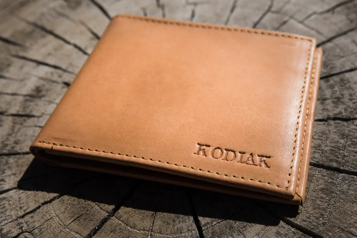 Slim RFID Bifold Kodiak Leather