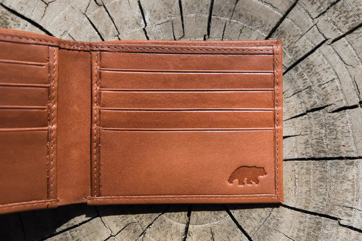 Slim RFID Bifold Kodiak Leather