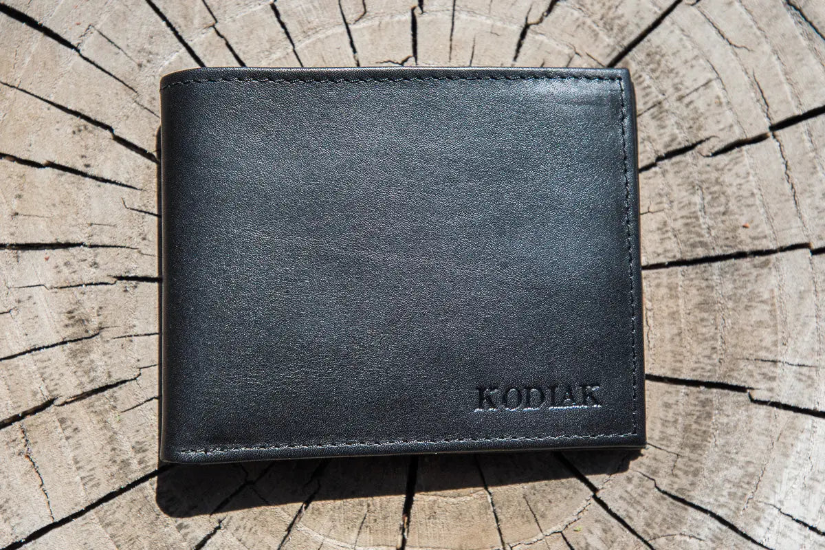 Slim RFID Bifold Kodiak Leather