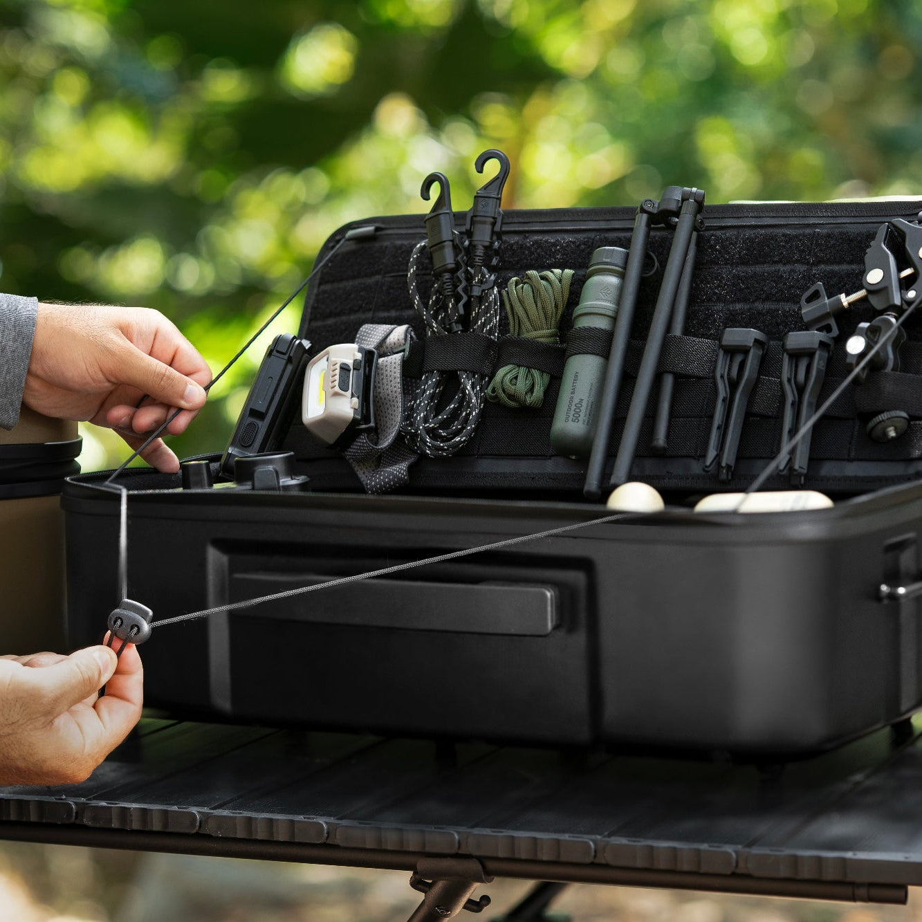 NESTOUT Large Rugged Hard Shell Gear Case
