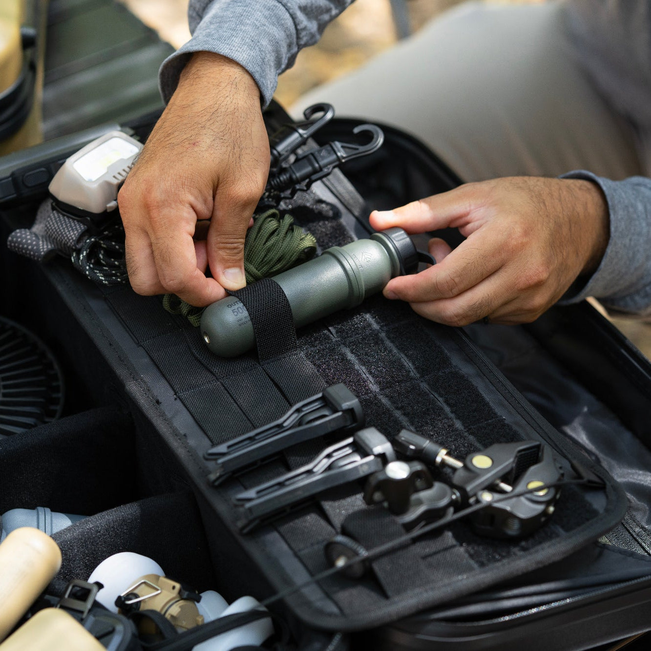NESTOUT Large Rugged Hard Shell Gear Case