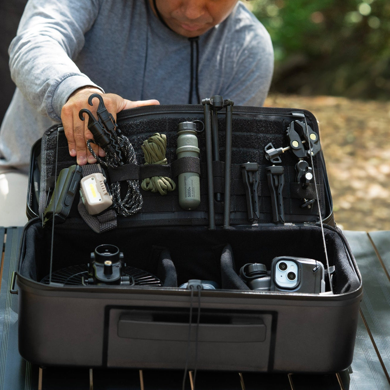 NESTOUT Large Rugged Hard Shell Gear Case