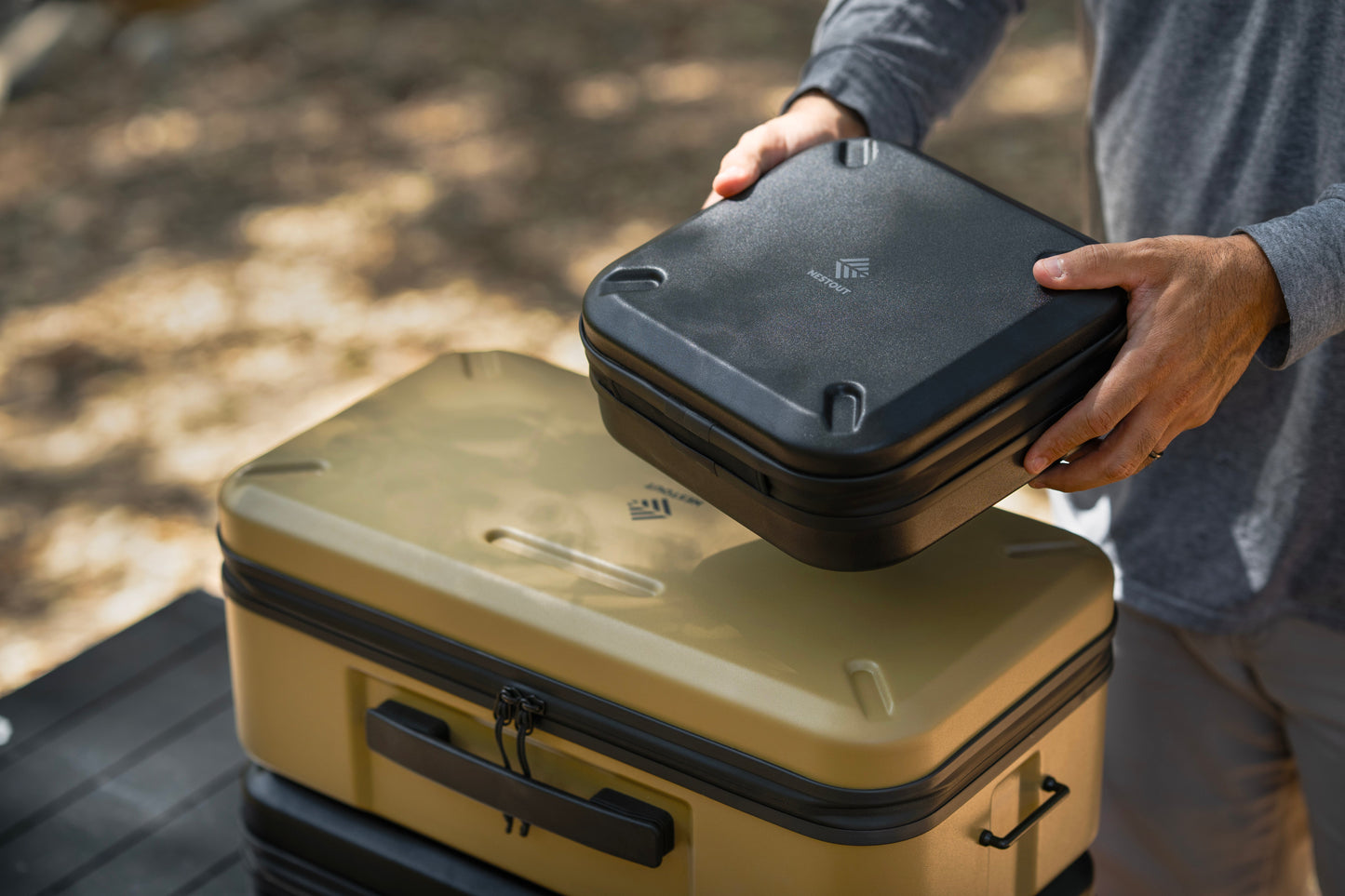 NESTOUT Small Rugged Hard Shell Gear Case