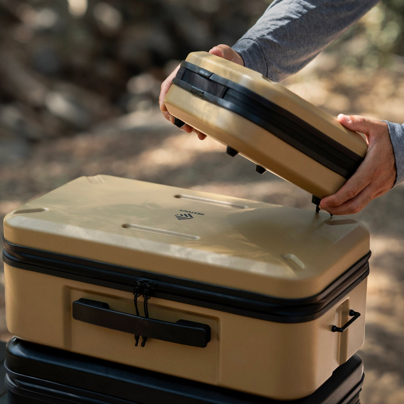 NESTOUT Large Rugged Hard Shell Gear Case