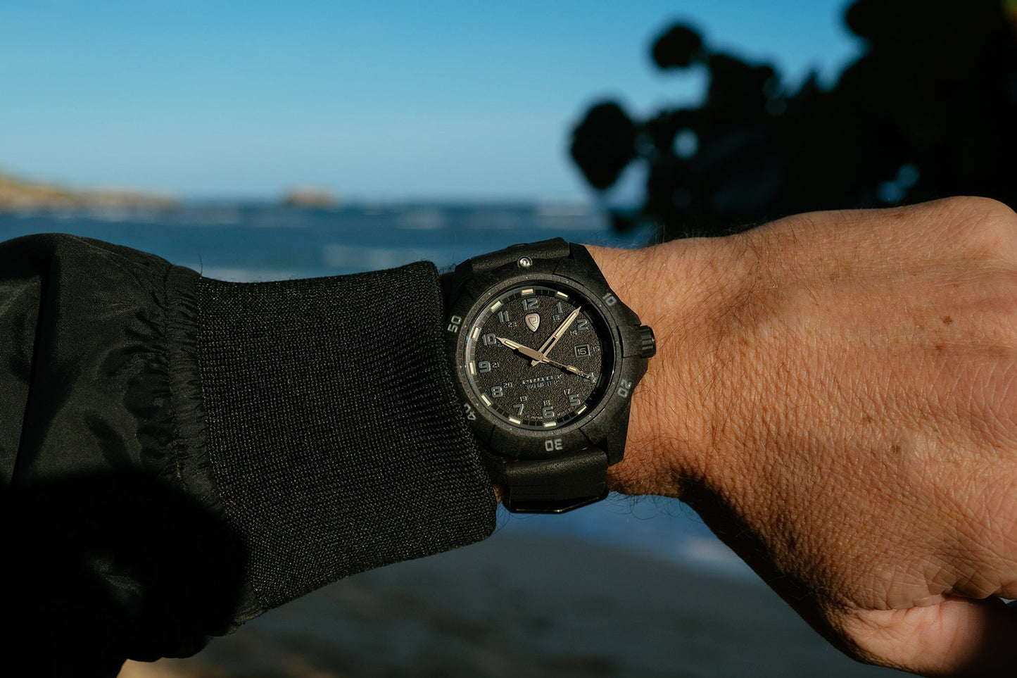 ProTek Tritium Illuminated Carbon 42MM Dive Watch PT1001
