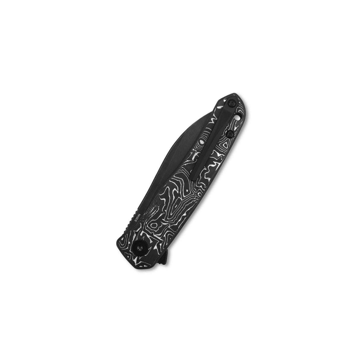 QSP Otter Liner Lock Pocket Knife S35VN Blade Aluminum Foil Carbon Fiber Handle